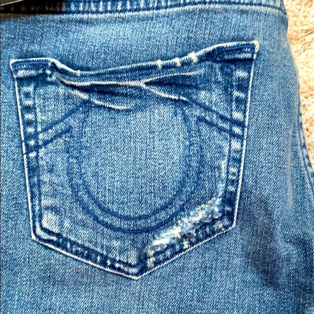 NWT True Religion cropped Cobra beaded hem 28 - Picture 6 of 12